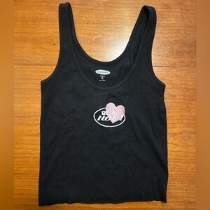 Embroidered tank top